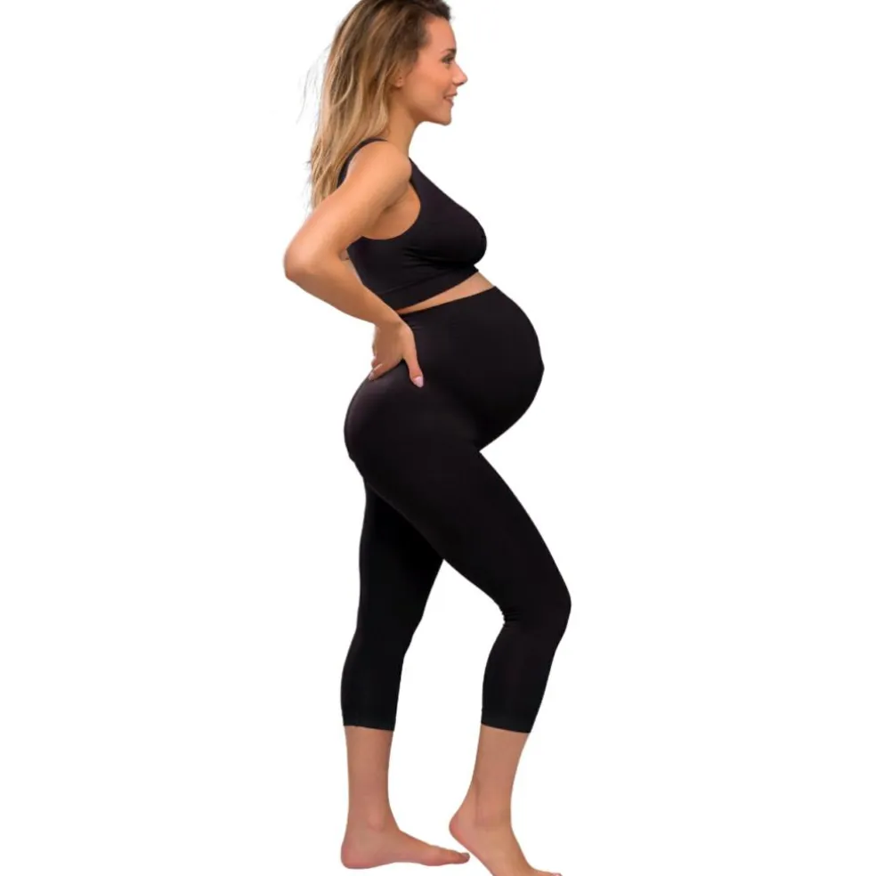 Sømløs 3/4 Graviditetsleggings