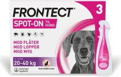 Spot-on, opløsning til hund 20-40 kg