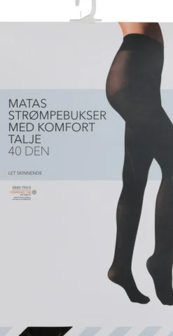 Strømpebukser m. komforttalje