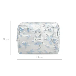 Toilettaske Med Hank i Quilt Stor