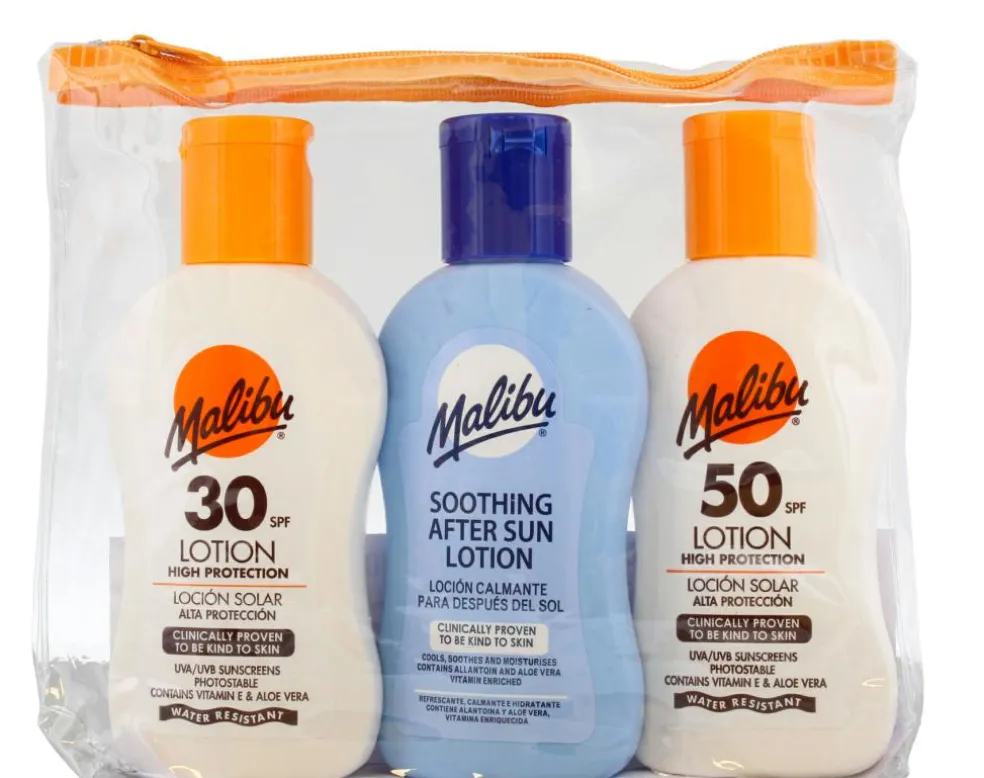 Travel Essentials, Sun Lotion and Soothing Aloe Vera Aftersun Lotion, High