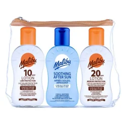 Travel Essentials, Sun Lotion and Soothing Aloe Vera Aftersun Lotion, Low t