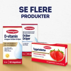 Tyggetabletter med Mælkesyrebakterier Jordbær