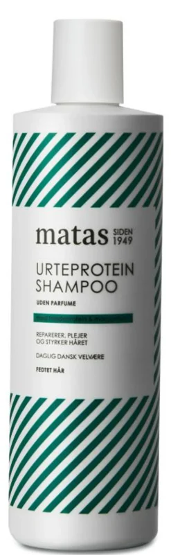 Urteprotein Shampoo til Fedtet Hår Uden Parfume
