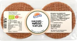 Vafler m. hasselnødder Ø