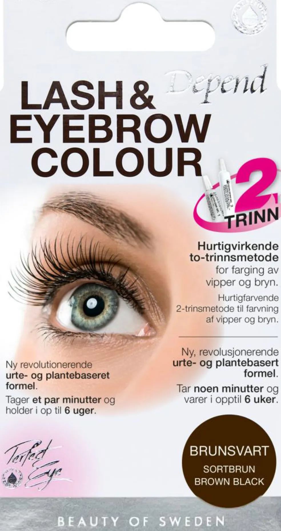 Vippe- og Brynfarve Hurtig