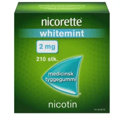 Whitemint 2 mg medicinsk tyggegummi