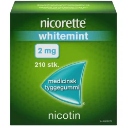 Whitemint 2 mg medicinsk tyggegummi