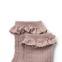 Wool Lace Socks Nora 2-pak